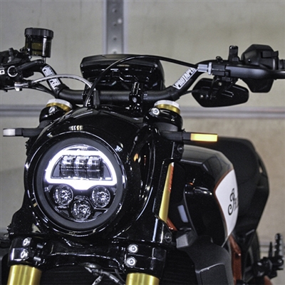 New Rage Cycles (NRC) Front Turn Signals for The Indian FTR 1200 (Flat Track Racer) New Rage Cycles (NRC) Front Turn Signals for The Indian FTR 1200 (Flat Track Racer)